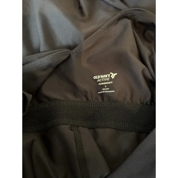 Old Navy Powersoft Athletic Dress Black Size Large NWT Built In Bra And Shorts - Picture 6 of 7